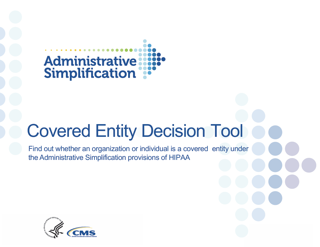 CMS’ Covered Entity Decision Tool